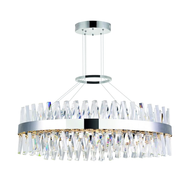 Cwi Lighting Glace LED Chandelier With Chrome Finish 1220P40-601-O - main